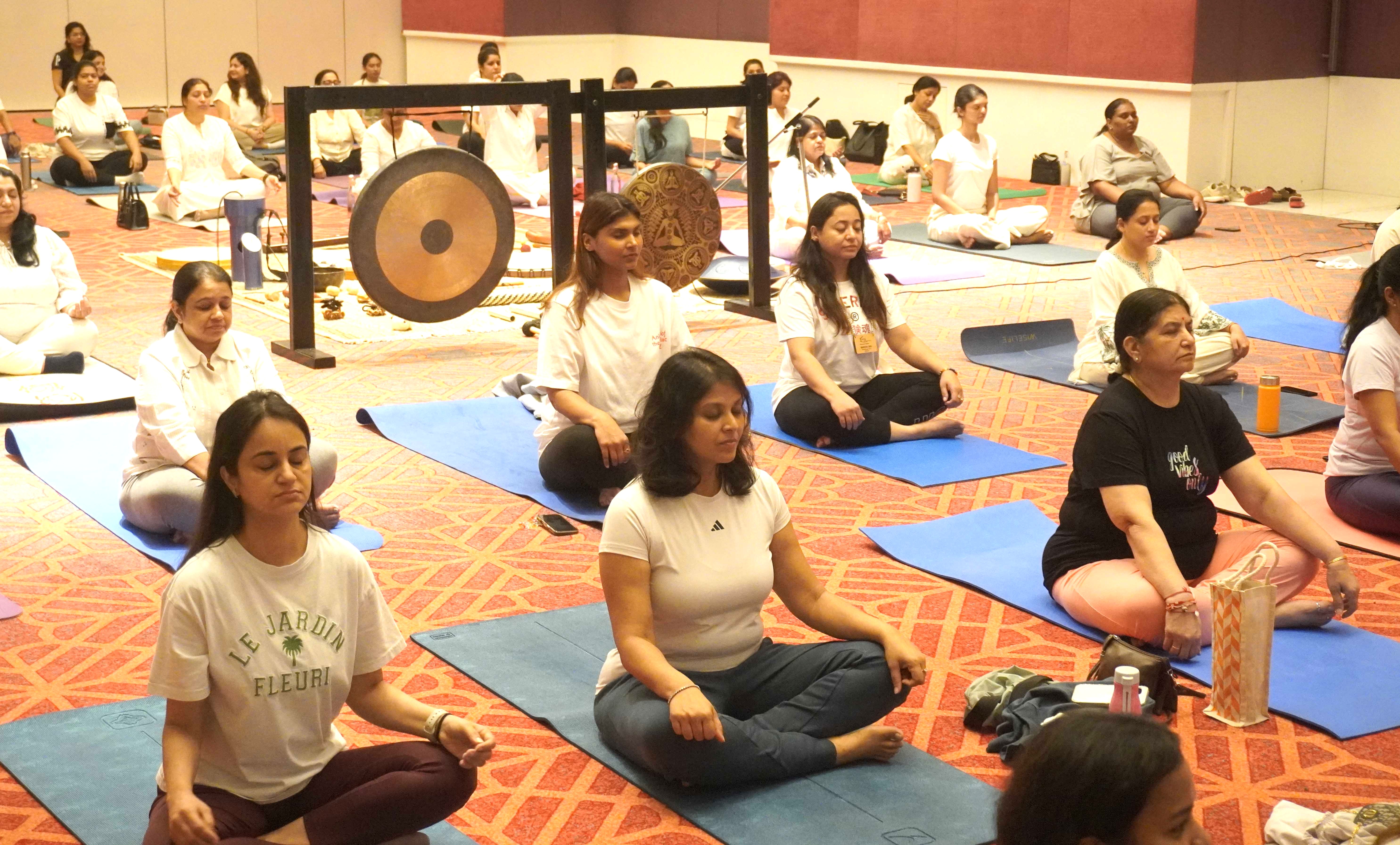 YFLO celebrated International Yoga Day at ITC Kohenur